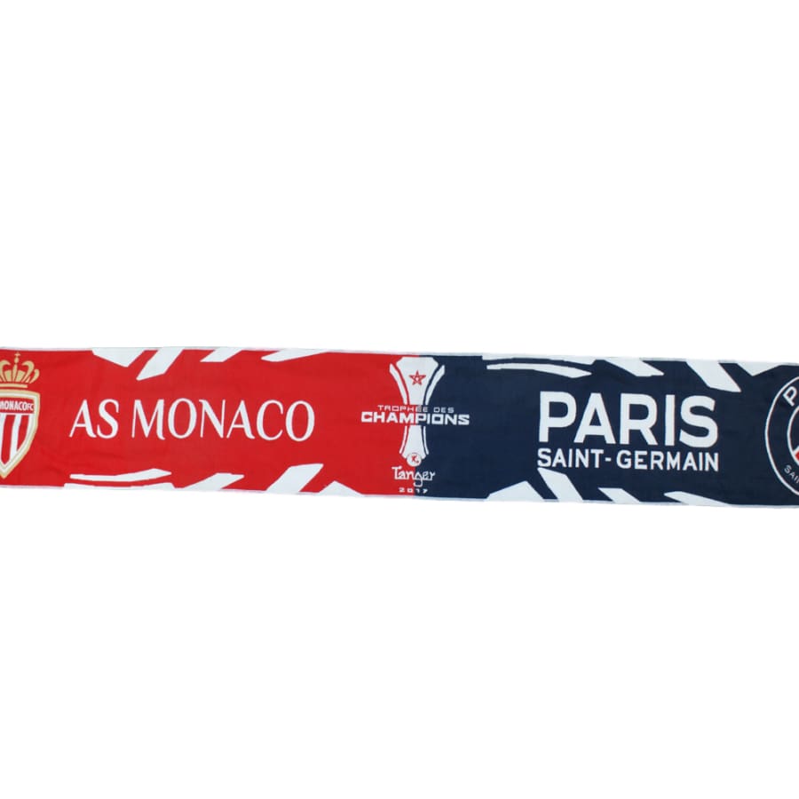 Echarpe de foot rétro Trophée des Champions 2017 AS Monaco/Paris Saint-Germain - Officiel - AS Monaco