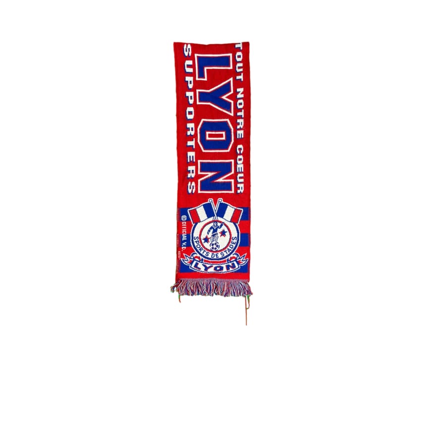 Echarpe de football vintage Olympique Lyonnais - Produit supporter - Olympique Lyonnais