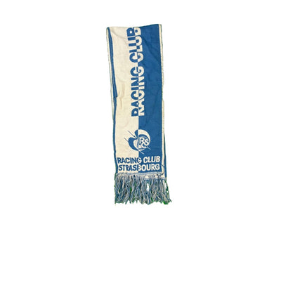 Echarpe de football vintage Racing Club Strasbourg Alsace - Produit supporter - RC Strasbourg Alsace