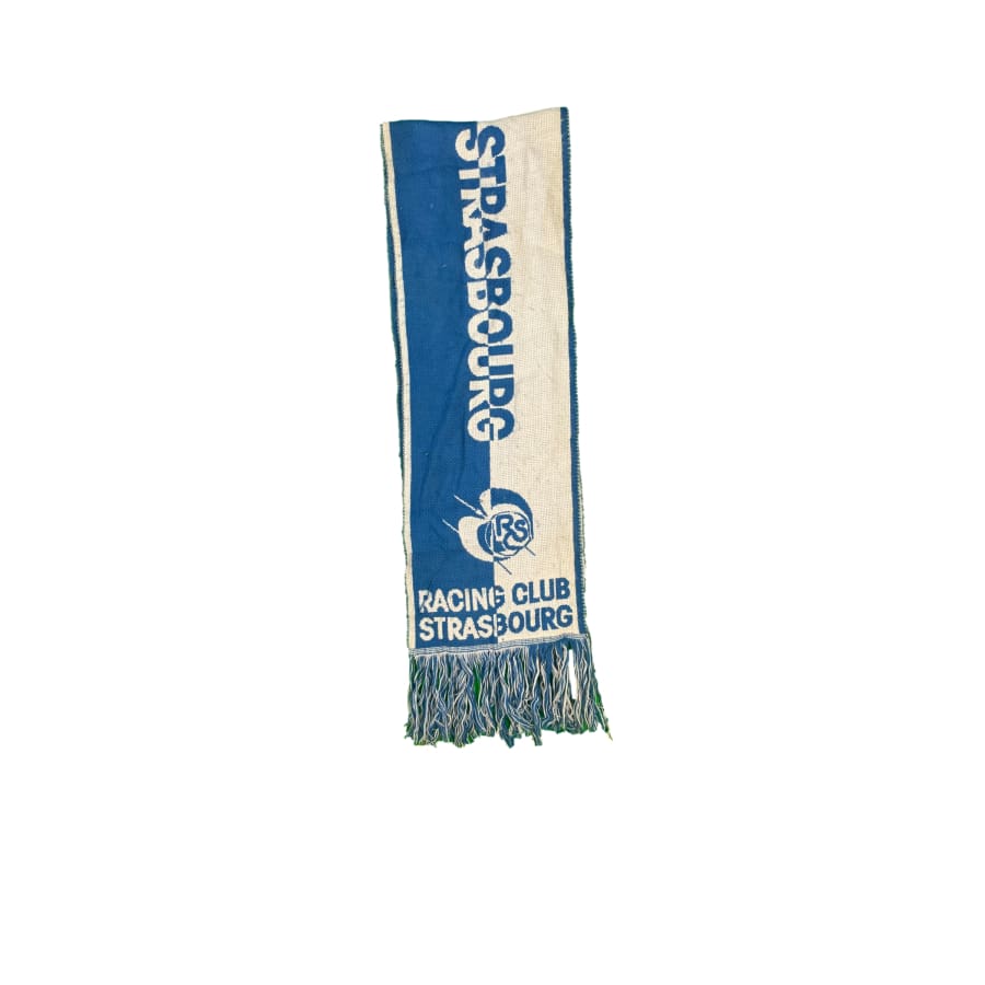 Echarpe de football vintage Racing Club Strasbourg Alsace - Produit supporter - RC Strasbourg Alsace