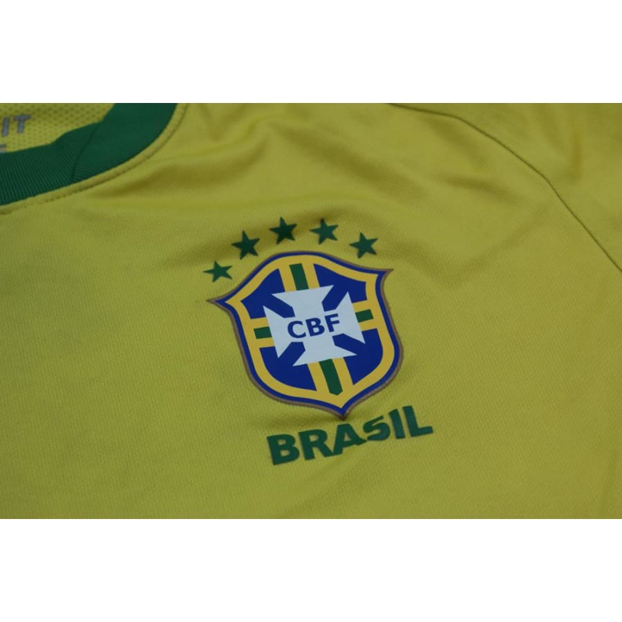 Maillot de foot rétro domicile équipe du Brésil 2010-2011 - Nike - Brésil