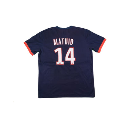 Maillot de football rétro domicile Paris Saint-Germain N°14 MATUIDI 2013-2014 - Nike - Paris Saint-Germain