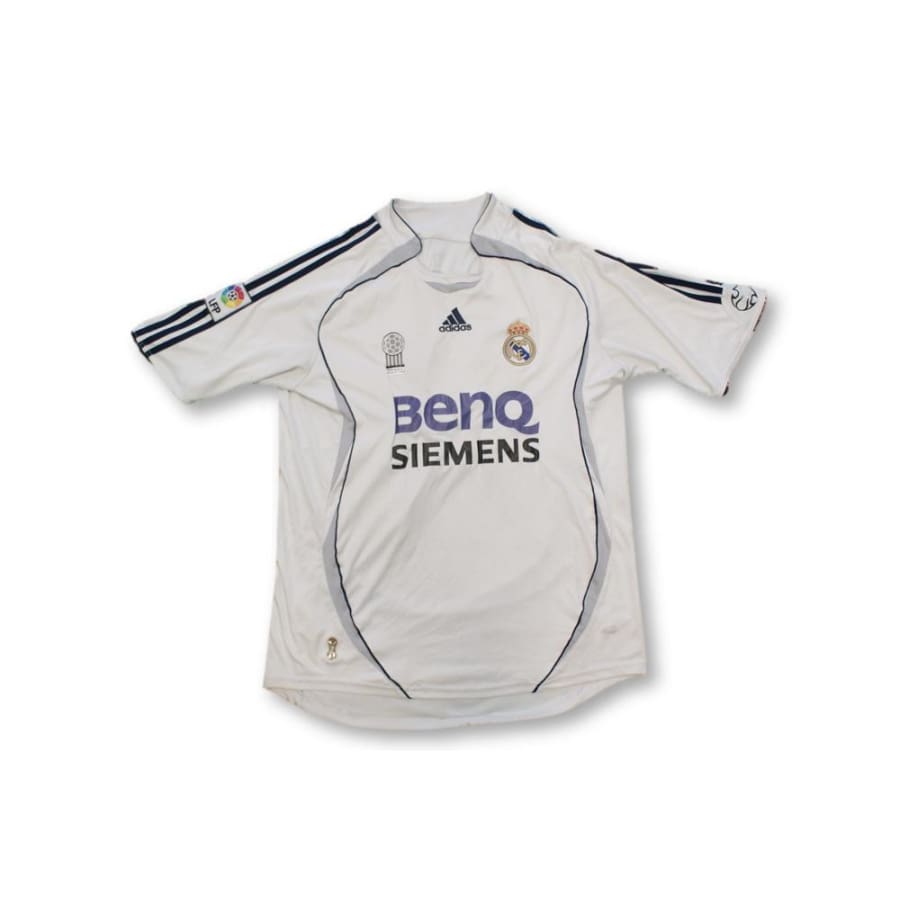 Maillot de football rétro domicile Real Madrid CF N°4 SERGIO RAMOS 2006-2007 - Adidas - Real Madrid