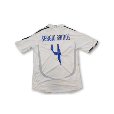 Maillot de football rétro domicile Real Madrid CF N°4 SERGIO RAMOS 2006-2007 - Adidas - Real Madrid