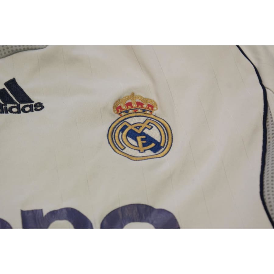 Maillot de football rétro domicile Real Madrid CF N°4 SERGIO RAMOS 2006-2007 - Adidas - Real Madrid