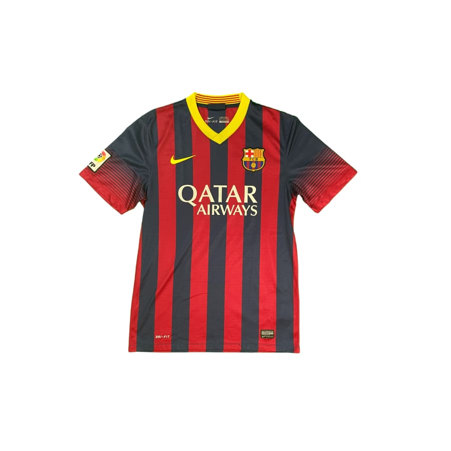 Maillot de football vintage FC Barcelone domicile saison 2013-2014 - Nike - Barcelone