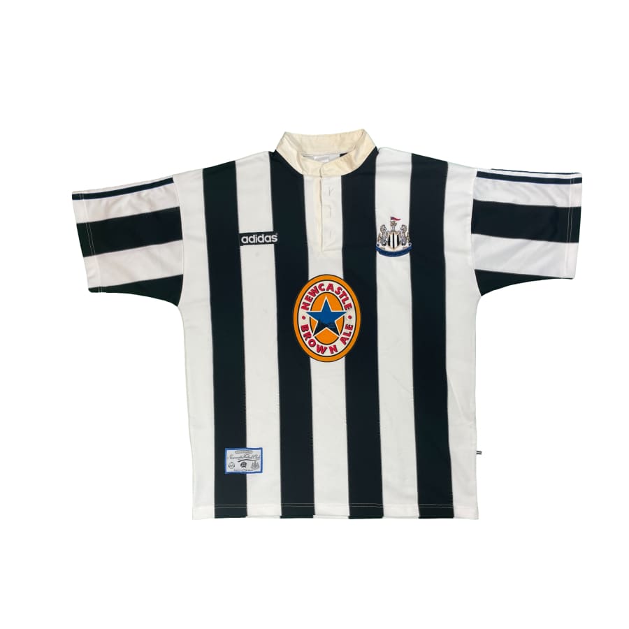 Maillot football vintage domicile Newcastle United #9 Shearer saison 1995-1996 - Adidas - Newcastle United