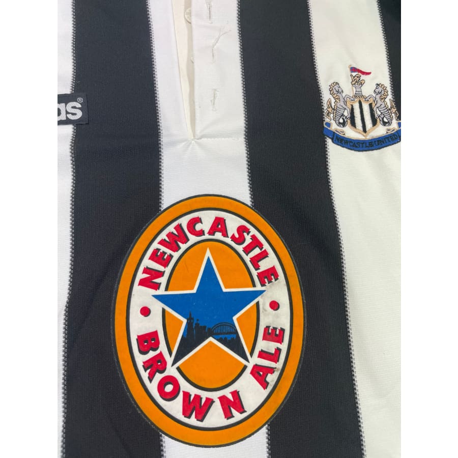 Maillot football vintage domicile Newcastle United #9 Shearer saison 1995-1996 - Adidas - Newcastle United