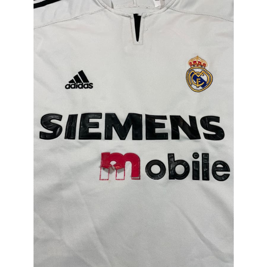 Maillot football vintage domicile Real Madrid #5 Zidane saison - Adidas - Real Madrid