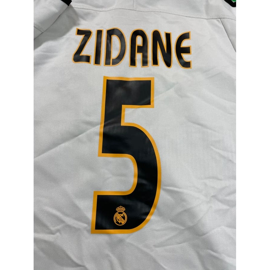 Maillot football vintage domicile Real Madrid #5 Zidane saison - Adidas - Real Madrid