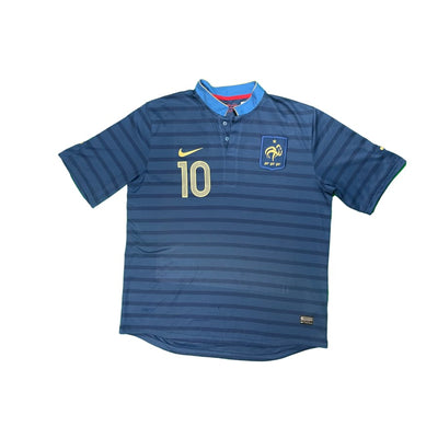 Maillot football vintage Equipe de France #10 Benzema domicile saison 2012-2013 - Nike - Equipe de France