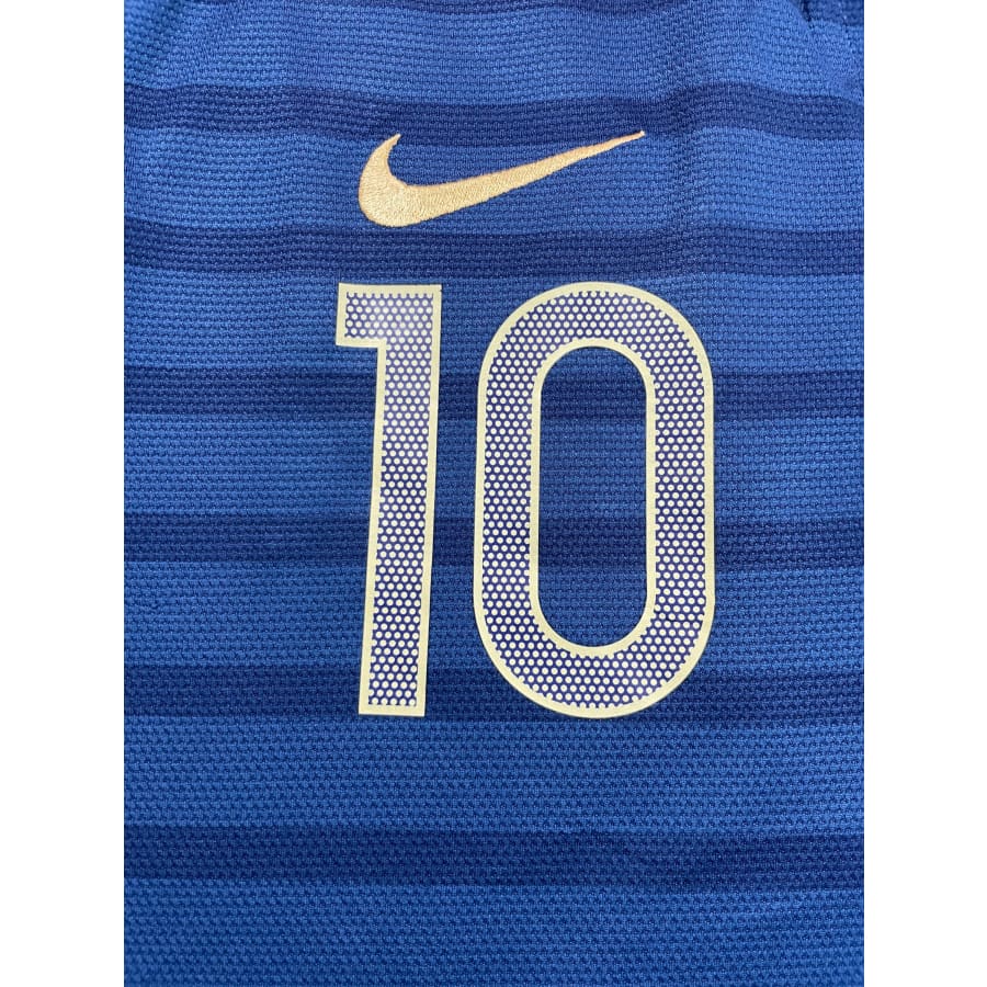 Maillot football vintage Equipe de France #10 Benzema domicile saison 2012-2013 - Nike - Equipe de France