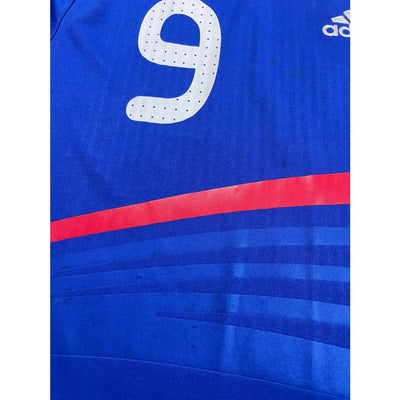 Maillot football vintage Equipe de France #9 Benzema saison 2008-2009 - Adidas - Equipe de France