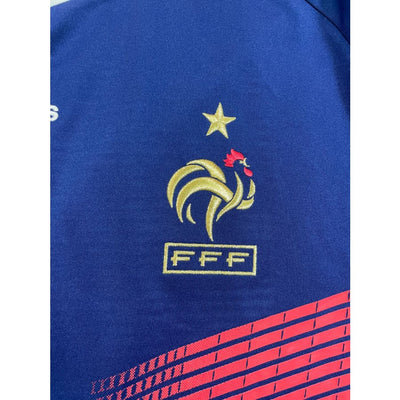 Maillot football vintage Equipe de France domicile #10 Benzema saison 2010-2011 - Adidas - Equipe de France