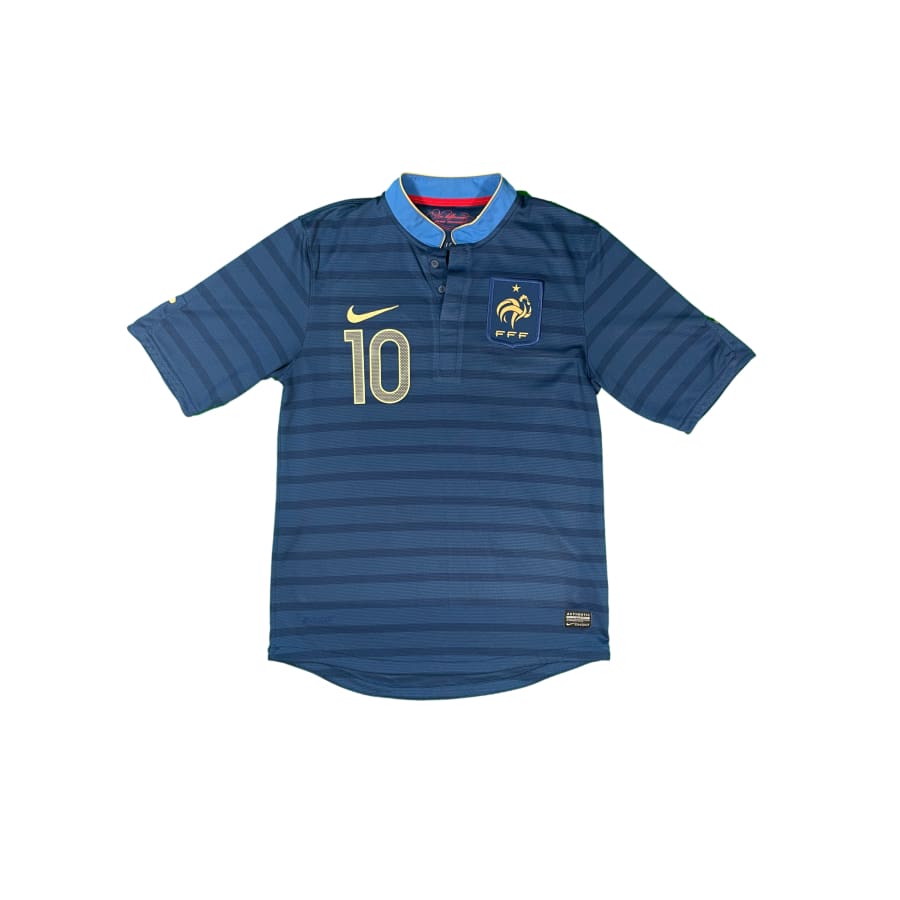 Maillot football vintage Equipe de France domicile #10 Benzema saison 2012-2013 - Nike - Equipe de France