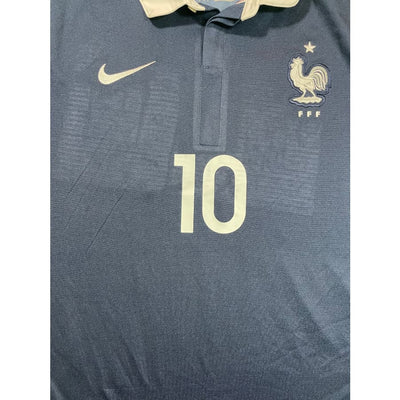 Maillot football vintage Equipe de France domicile #10 Benzema saison 2014-2015 - Nike - Equipe de France