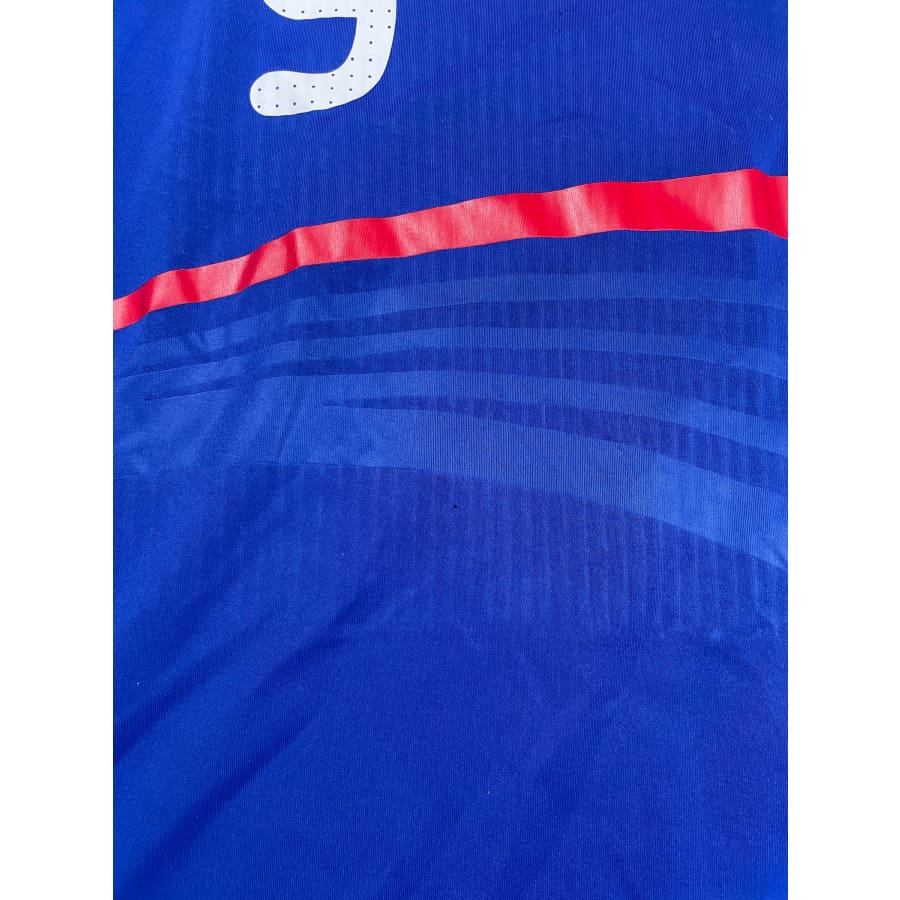 Maillot football vintage Equipe de France domicile #9 Benzema saison 2008-2009 - Adidas - Equipe de France