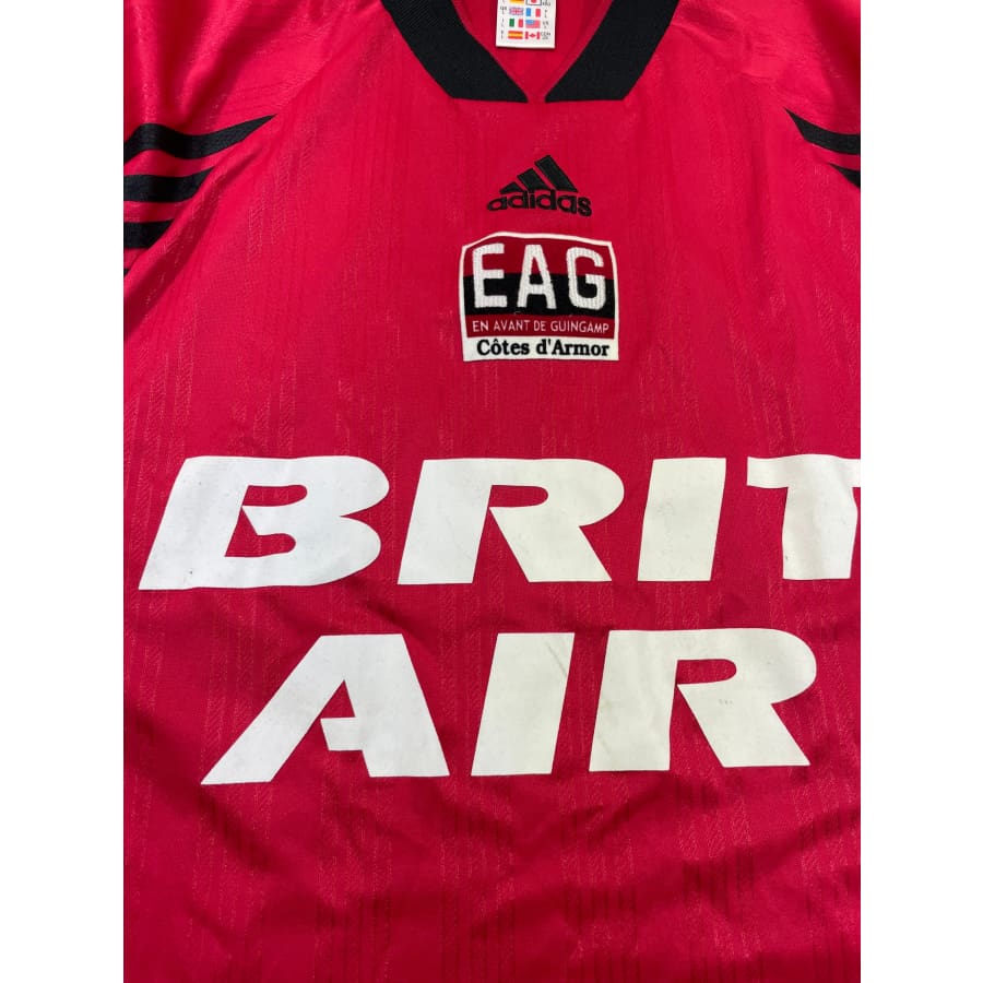 Maillot football vintage Guingamp domicile #6 Vincent saison 1999-2000 - Adidas - EA Guingamp