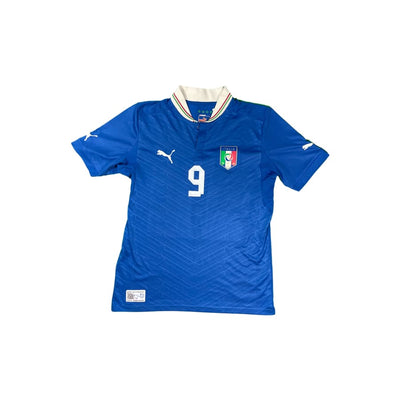 Maillot football vintage Italie domicile #9 Balloteli saison 2010-2011 - Puma - Italie