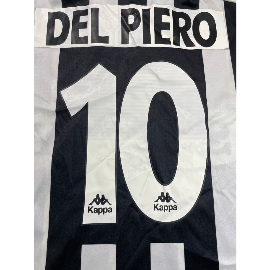 Maillot football vintage Juventus FC domicile #10 Del Piero saison 1995-1996 - Kappa - Juventus FC