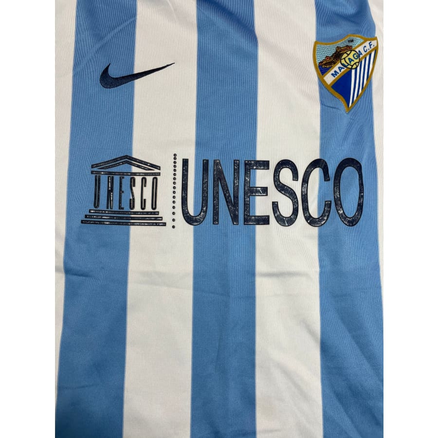 Maillot football vintage Malaga domicile saison 2013 - 2014 - Nike - Malaga