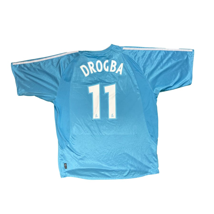 Maillot football vintage Olympique de Marseille domicile #11 Drogba saison 2003-2004 - Adidas - Olympique de Marseille