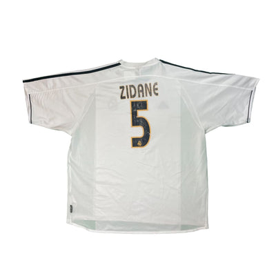 Maillot football vintage Real Madrid domicile #5 Zidane saison 2004-2005 - Adidas - Real Madrid