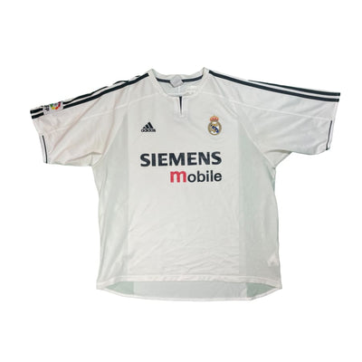 Maillot football vintage Real Madrid domicile #5 Zidane saison 2004-2005 - Adidas - Real Madrid