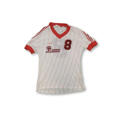 Maillot de football retro domicile Entente Mulhousienne N°8 années 1990 - Adidas - Autres championnats