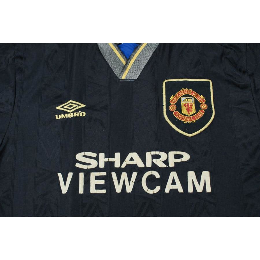 Maillot de football retro Manchester United extérieur N°7 BECKHAM 1994-1995 - Umbro - Manchester United